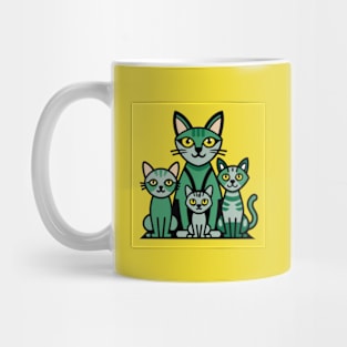 Cats Family Mug